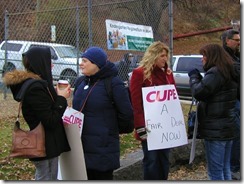Cupe 748 members talking it up at rally for public support in contract talks with Kootenay Lakes Schools