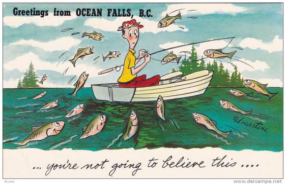 greetings from ocean falls b.c....you're not going to believe this