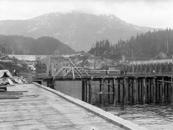 Ocean Falls  [ca. 1918] (Creation)       Crookall, James (Photographer)