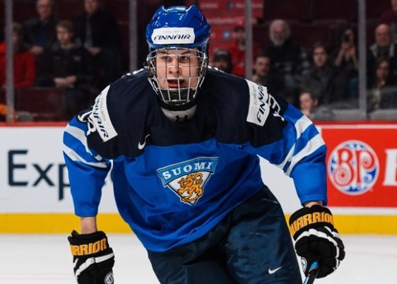 MONTREAL, QC - DECEMBER 27: Jesse Puljujarvi #13 of Team Finland skates during the 2015 IIHF World Junior Hockey Championship game against Team Slovakia at the Bell Centre on December 27, 2014 in Montreal, Quebec, Canada. Team Slovakia defeated Team Finland 2-1. (Photo by Minas Panagiotakis/Getty Images)
