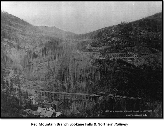 Red Mountain Branch Spokane Falls & Northern Railway